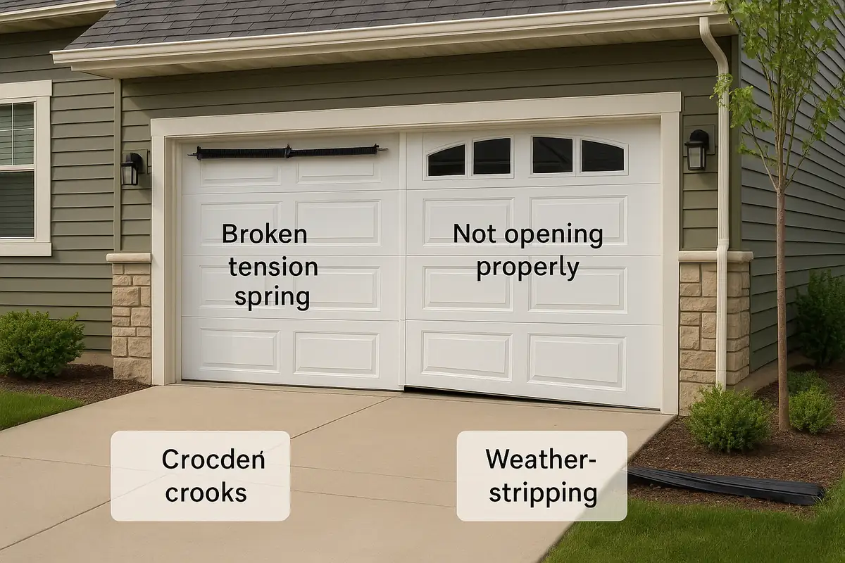 Common Garage Door Problems and How to Fix Them - Franklin Garage Doors Services Pro