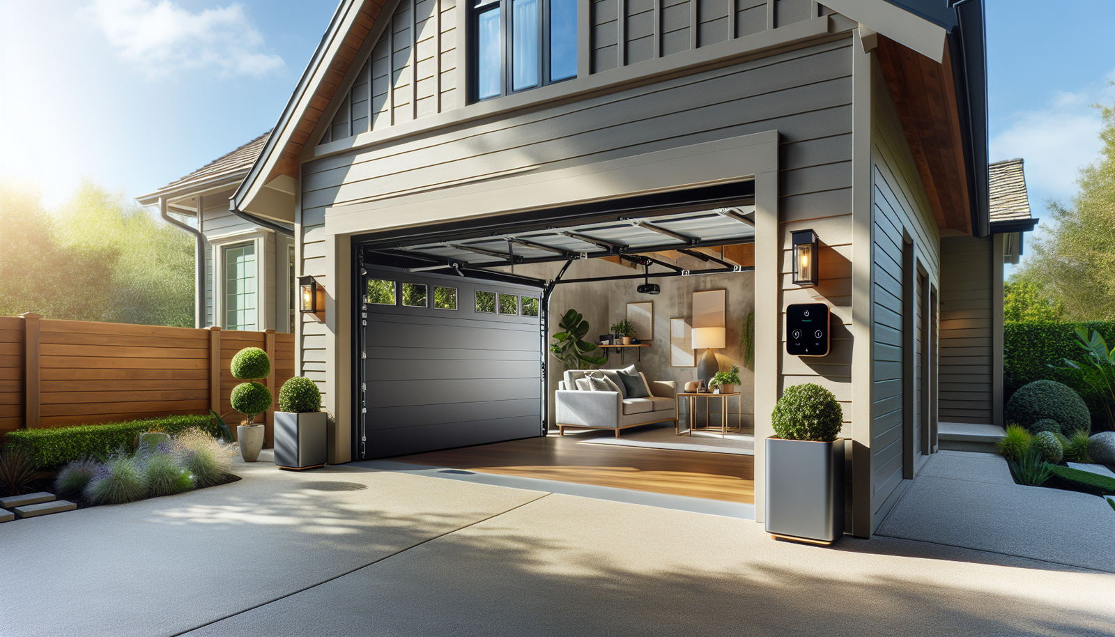 Garage Door Automation and Smart Home Integration - Franklin Garage Doors Services Pro