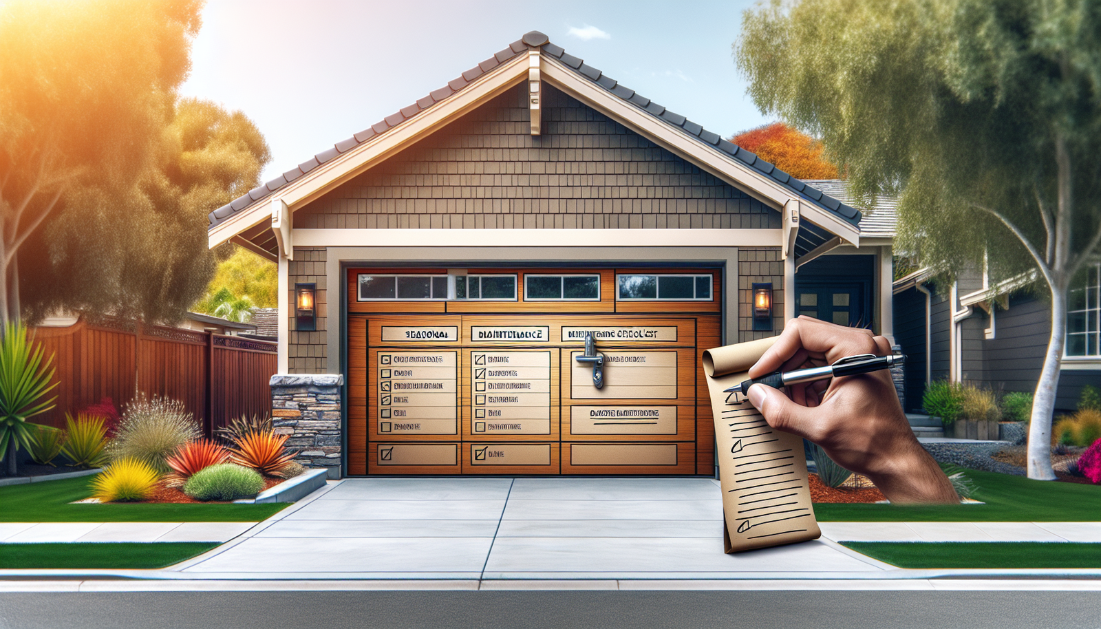 Seasonal Garage Door Maintenance Checklist from Franklin Garage Doors Services Pro