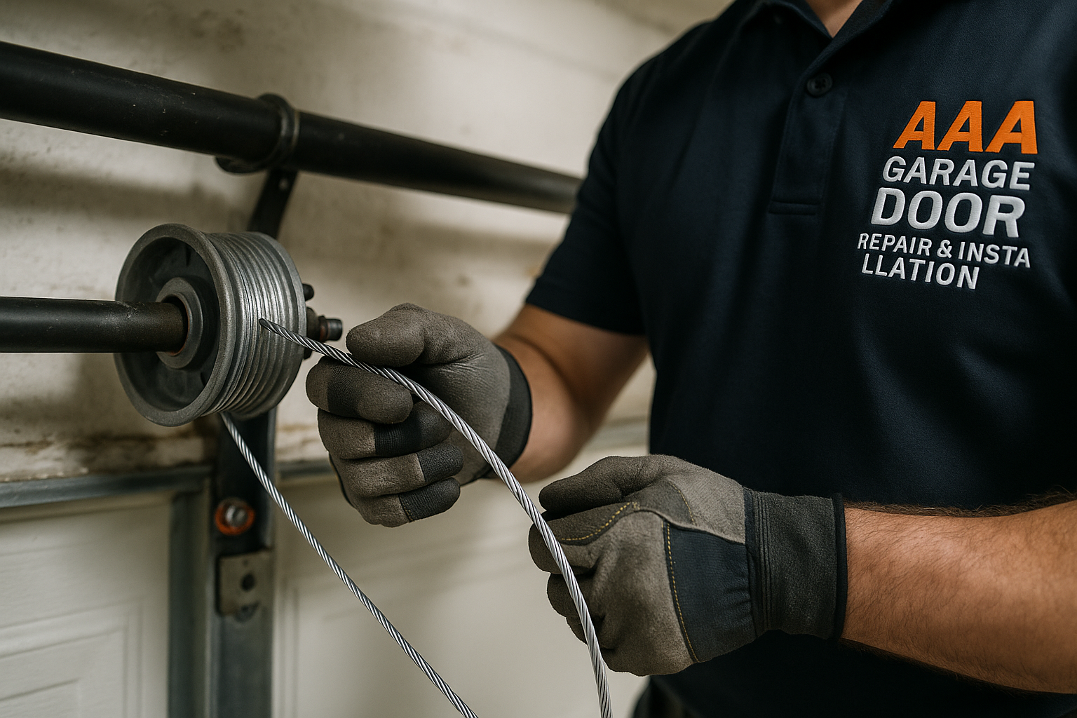 Garage Door Cable Repair in Milford