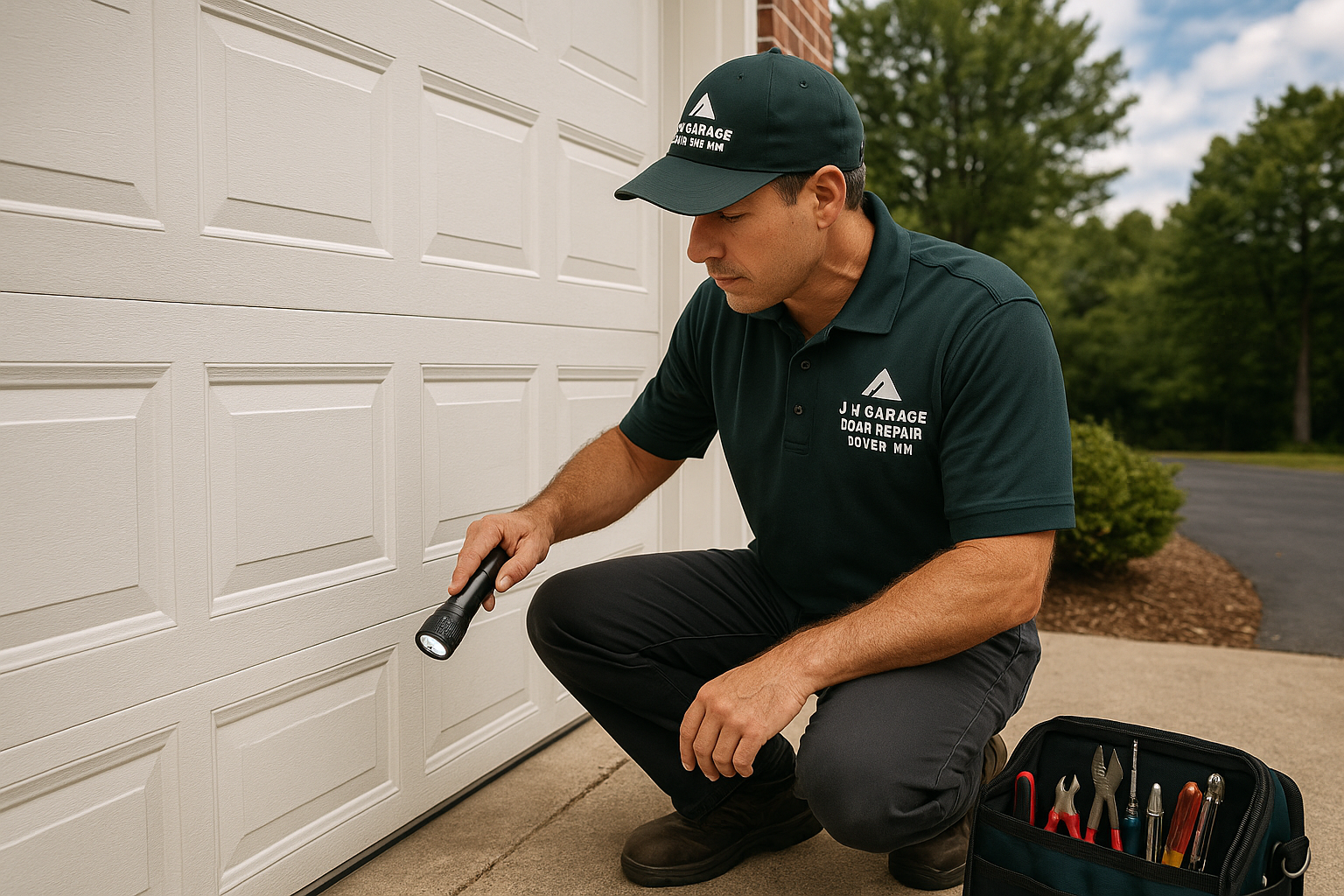 Garage door work in Union Village
