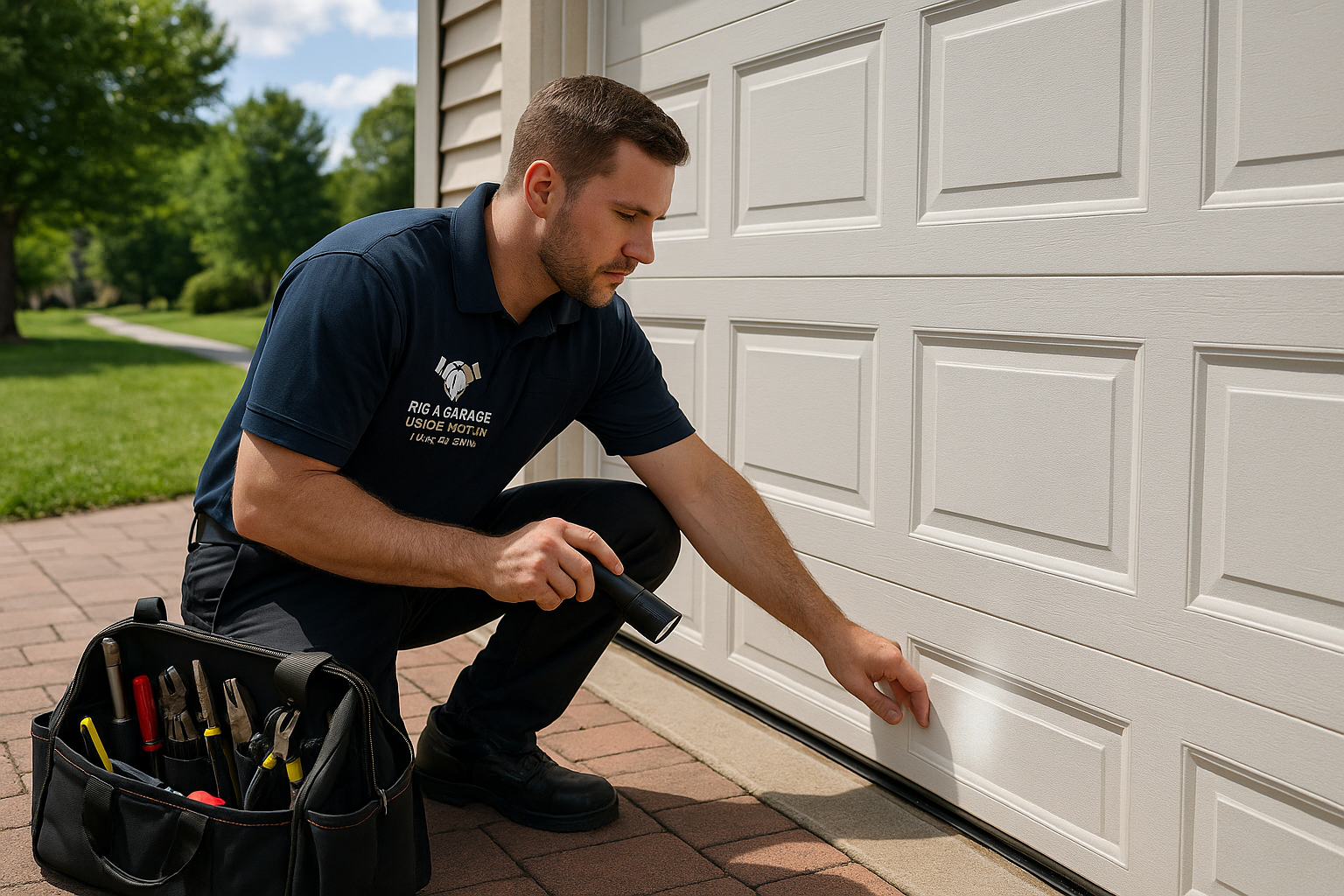 Garage door work in Manville