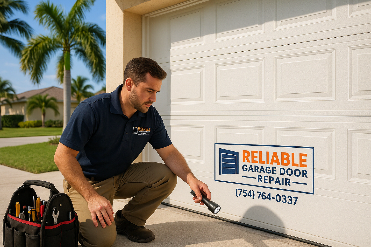 Garage door work in Saylesville