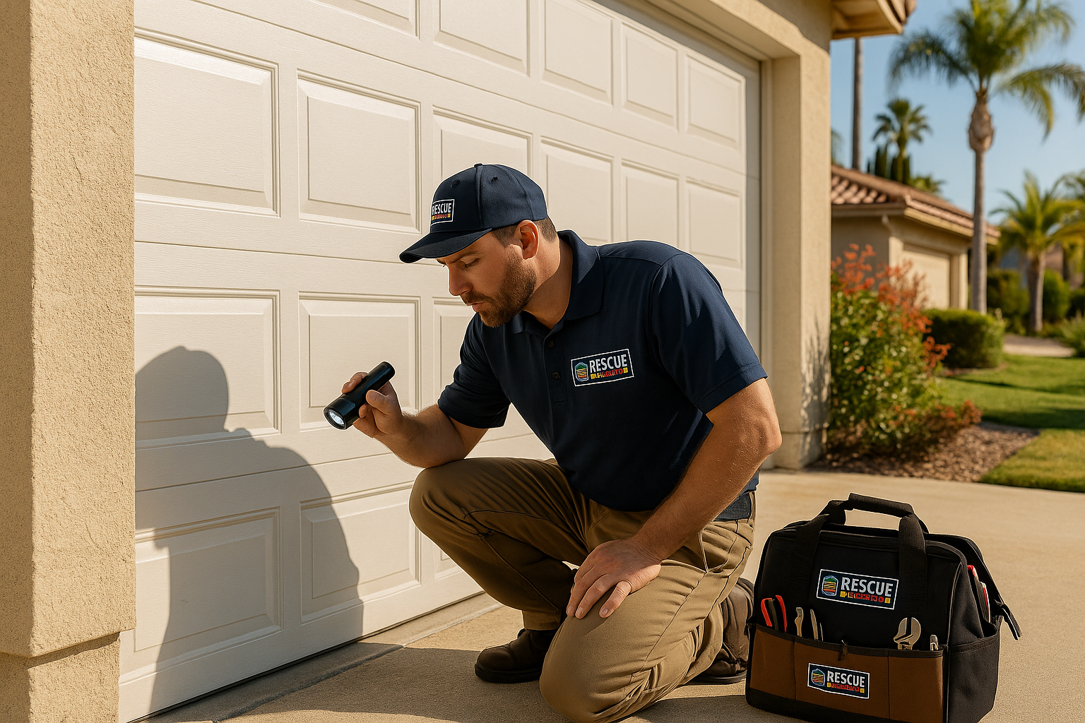 Garage door work in Rumford
