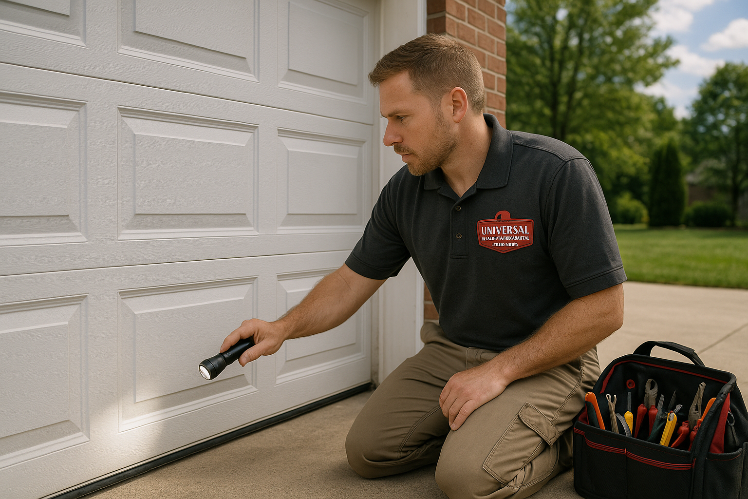 Garage door work in Lincoln
