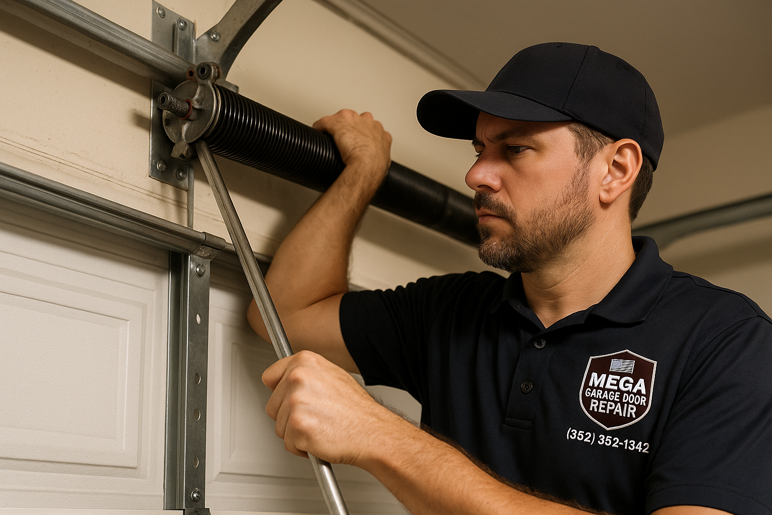 Garage Door Spring Repair in Albion