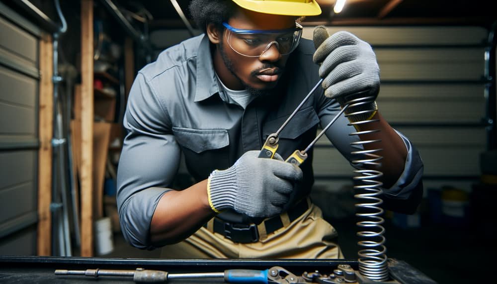 Garage door work in Mapleville