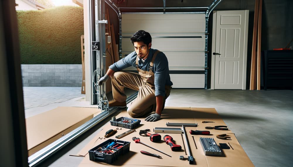 Garage door work in Dedham